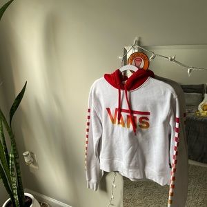 ▪️VANS gradient checker slight cropped hoodie
